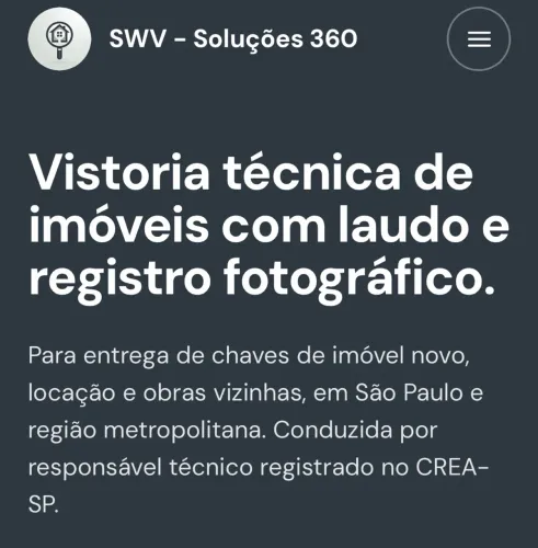 Vistoria de imóvel novo | Vistoria de locação | Vistoria de vizinhança | Obra