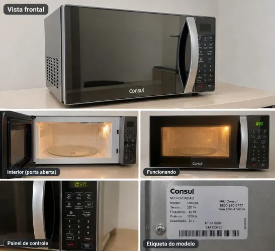 Consul 20L Inox Usado em Ótimo Estado