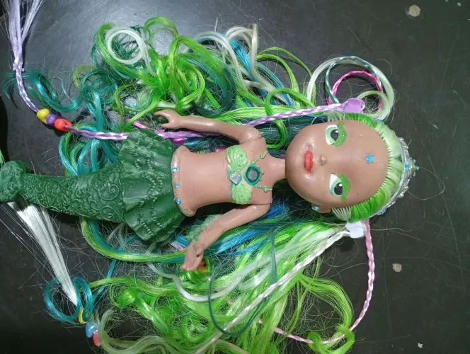Boneca sereia customizada