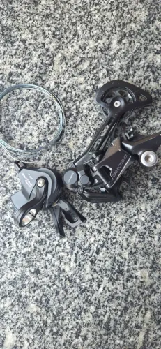 Kit Câmbio e Alavanca Shimano Deore