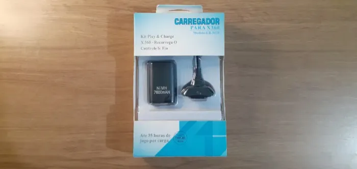 Bateria + Cabo Carregador - XBOX 360