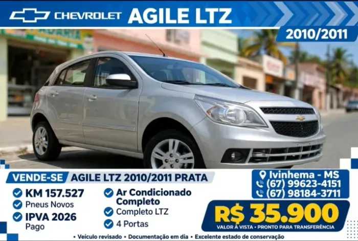 Chevrolet Agile LTZ 1.4 MPFI 8V Flexpower 5P 2011