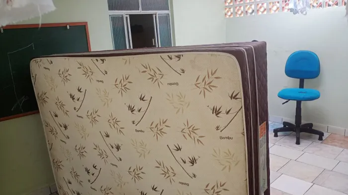 Cama box casal conjugada