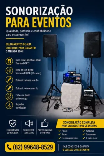 SONORIZAÇÃO PARA EVENTOS