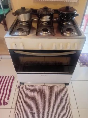 Fogão 6 bocas automático esmaltec