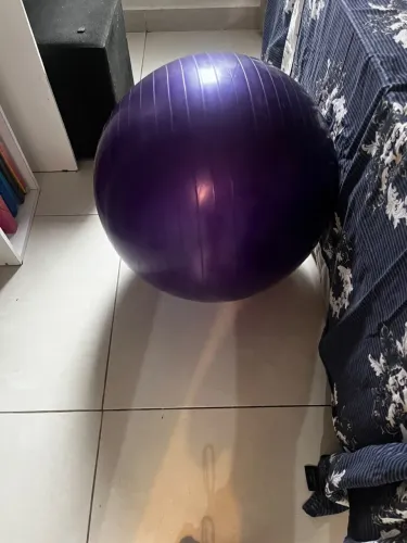 Bola de pilates roxa