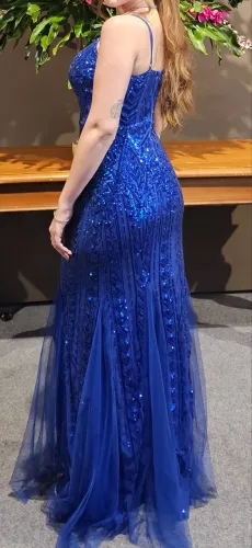 Vestido festa azul