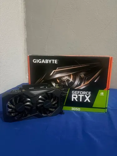RTX 3050 6gb gigabyte seminova PRA SAIR LOGO!!