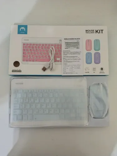 Teclado e mouse para tablet