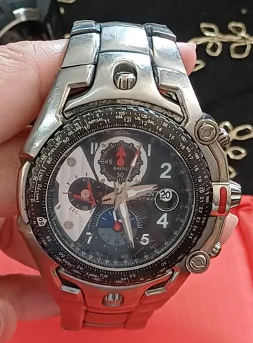  relógio Orient Flytech Cronógrafo Solar MPTTC003 P2PX-EL. 