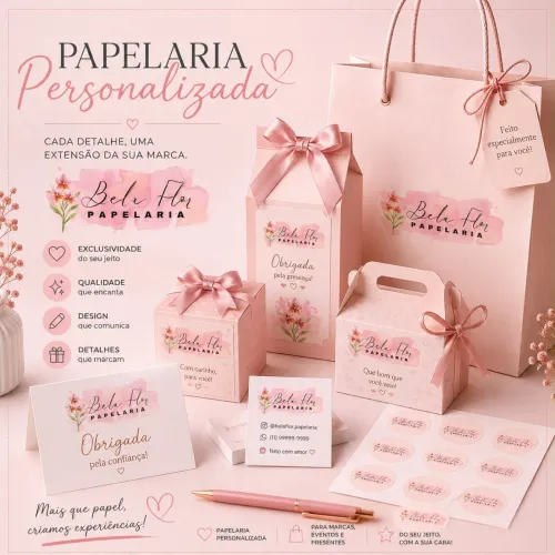 Papelaria personalizada 