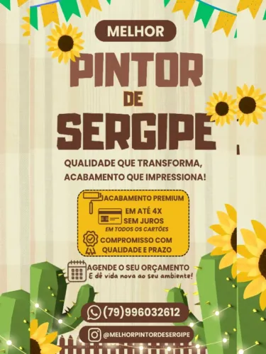 Pintor Profissional Aceitamos cartões 