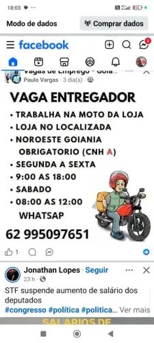 Motoqueiro entregador