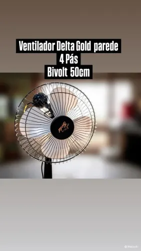 Ventilador Delta Gold parede 4 Pás