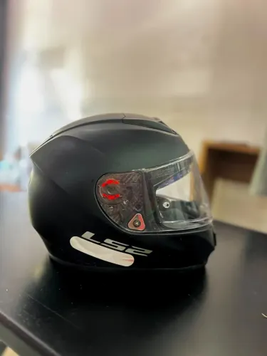 CAPACETE LS2 UNISSEX PRETO FOSCO - TAMANHO 56