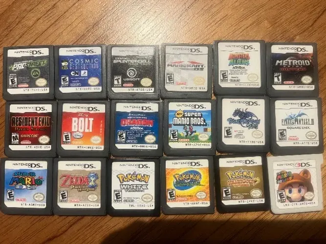 16 Jogos Originais Nintendo DS | Pokémon HeartGold, White, Resident Evil, Zelda, e mais!