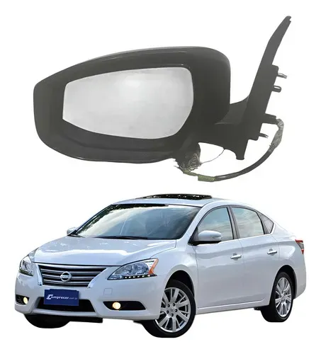 Retrovisor Elétrico Esquerdo Nissan Sentra 2013 A 2016