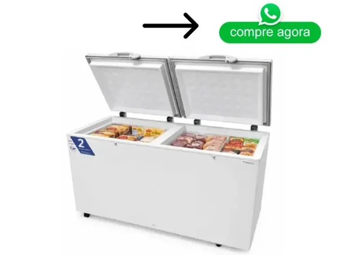 Freezer Horizontal 2 Tampas 503L Fricon