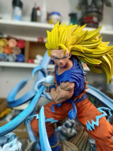 Goku Super Saiyajin 3 ? Escultura 3D
