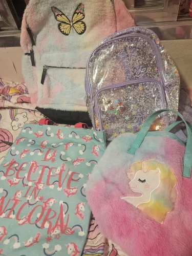 Kit mochila unicórnio 