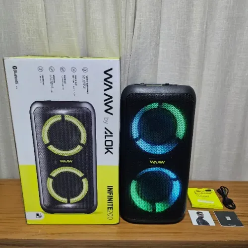 Caixa de Som infinite 200 Waaw Alok Nova