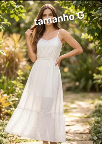 Vestido longo novo