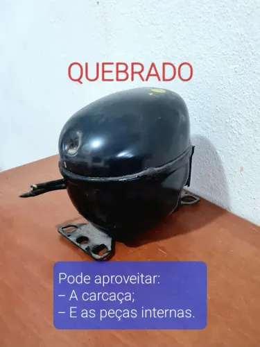 Compressor de geladeira Electrolux (QUEBRADO)