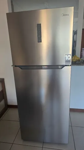 Refrigerador Duplex Frost Free Midea 425 Litros inox 127 volts