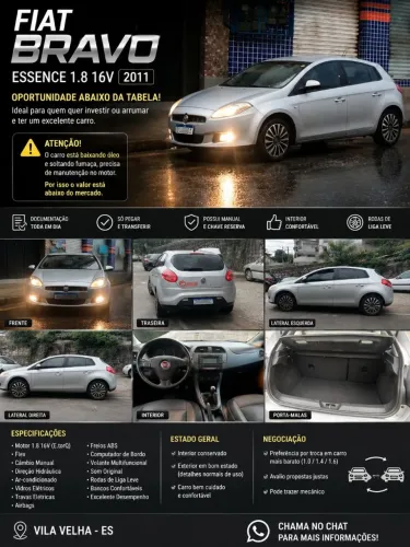 Fiat Bravo Essence 1.8 Flex 16V 5P 2011