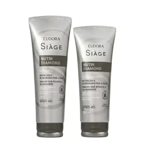 Combo Siàge Nutri Diamond: Shampoo 250ml + Condicionador 200ml