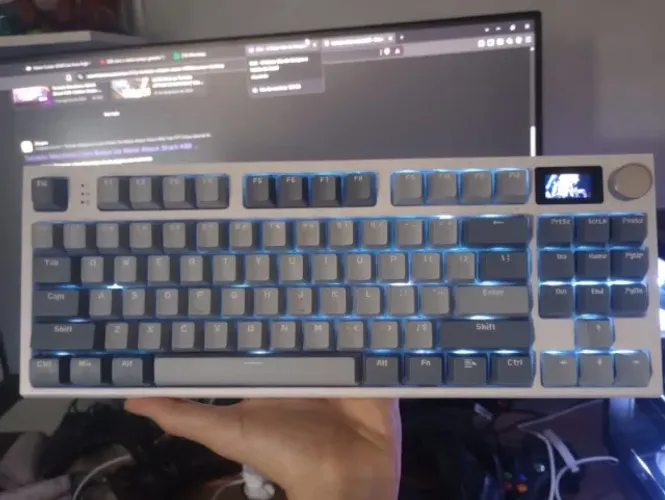 Teclado mecânico attack shark k86