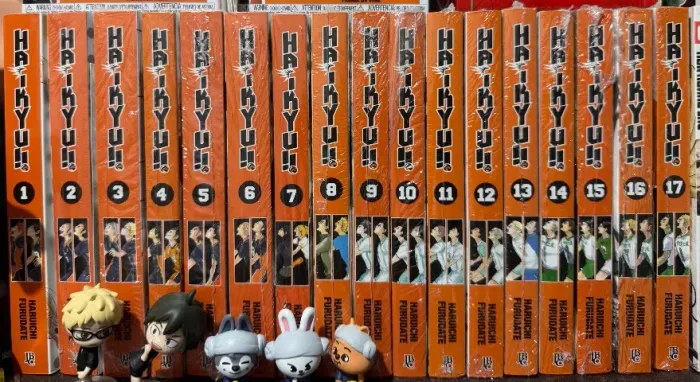 Haikyuu mangá 1 ao 17