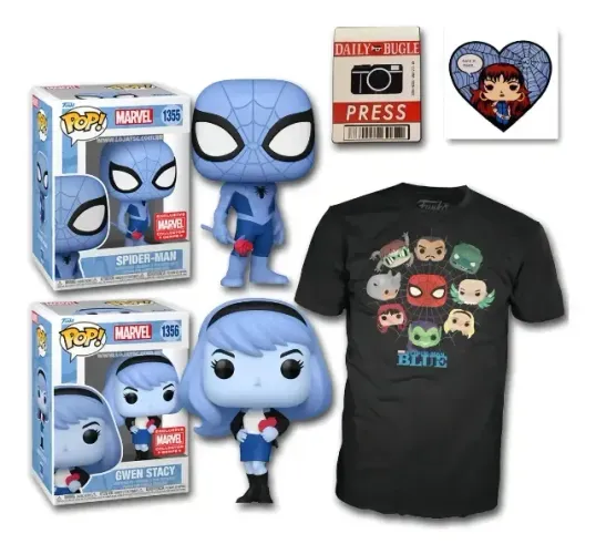 Funko Box Collectors Corps Marvel Spider-man Blue - M