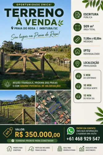 TERRENO PRAIA DO ROSA