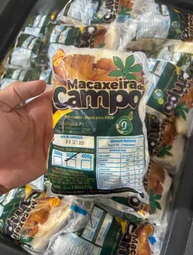 Macaxeira pré-cozida porção 350g
