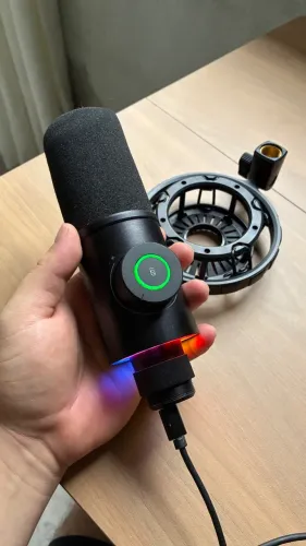 Microfone Fifine K658 + Brinde Suporte articulado