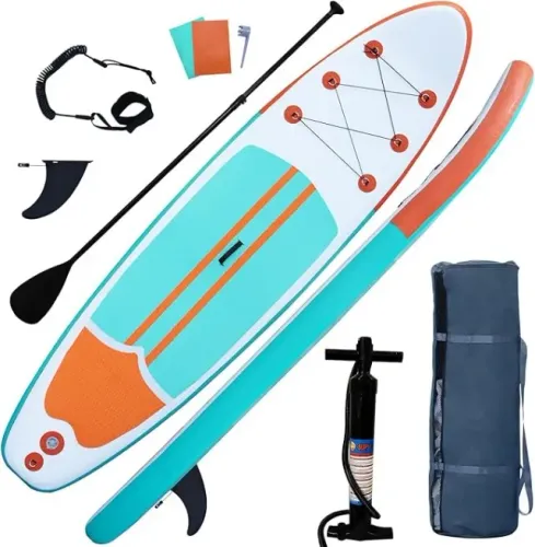 XHYCPY prancha de stand up paddle inflável com acessórios sup, deck de eva antiderrapante,