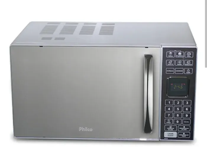 MICRO-ONDAS PHILCO ESPELHADO 25L 220V PRATA PME25V<br>