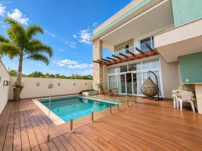 Casa em Condomínio para Venda em Rio das Ostras, Alphaville, 6 dormitórios, 5 suítes, 6 ba