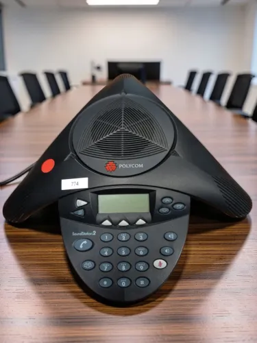 Viva Voz Polycom SoundStation 2 - Áudio Conferência Profissional