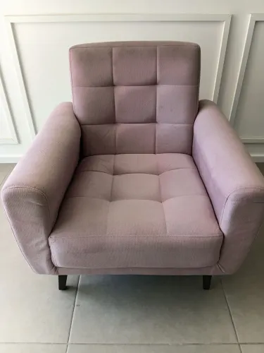 Poltrona Rosa Antigo