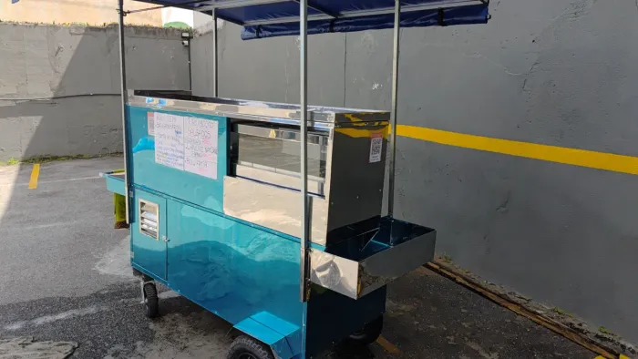Carrinho 4X1,Salgados, Pastéis, Lanches e Compartimento frio. 