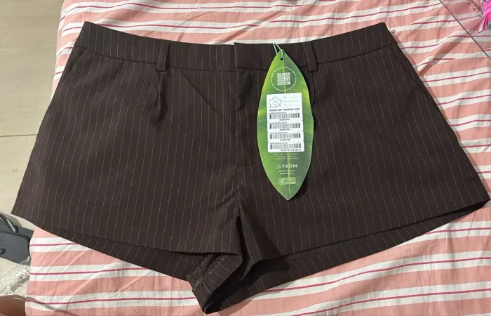 Short Mini risca de giz farm P/38