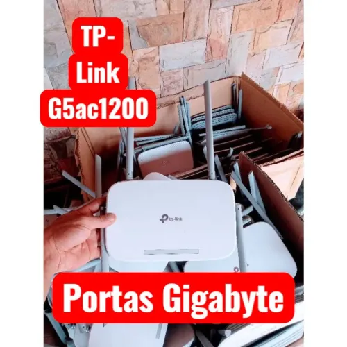 Temos 300 Roteador TP-Link Ec220-g5 Ou C5 winsp e fontes portas Giga branquinhos
