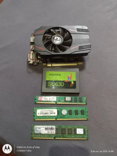 RX550 4GB+SSD 240GB+RAM DDR3 4GB CADA