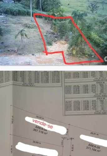 Terreno no bairro minas Ilhota-SC