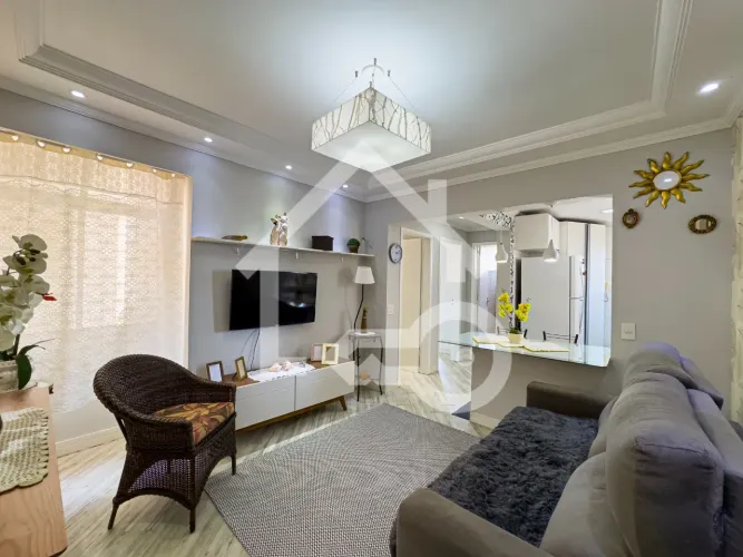 Apartamento Mobiliado no Centro de São Bernardo do Campo-SP: 2 Quartos, 1 Sala, 1 Banheiro