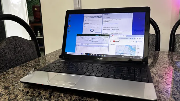 Notebook Acer i5 3230m 2.6 ghz pentim c turbo 3.5 ghz c ssd 256 gb c 8gb ram ( lind note )