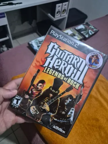 Guitar Hero III, Guitar Hero Aerosmith e Guitar Hero II PlayStation 2 REPRO 