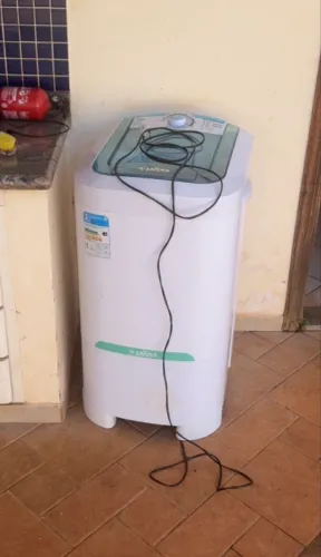 Lavadora de Roupas Semiautomática 10kg, 7 Programas Lavagem Latina